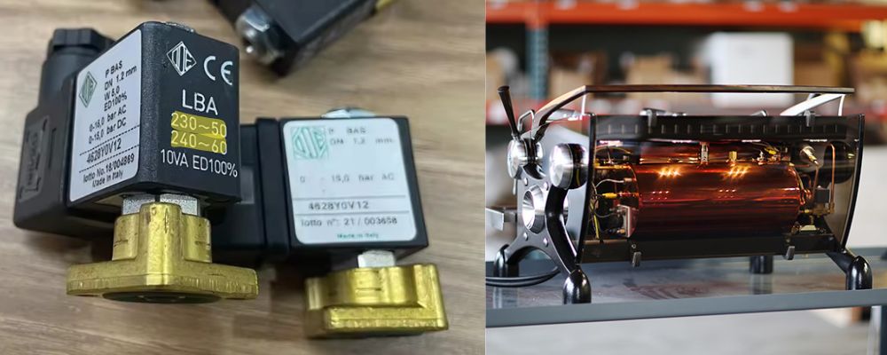 Van điện từ máy pha cà phê