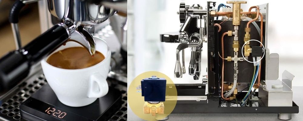 Van điện từ máy pha cà phê