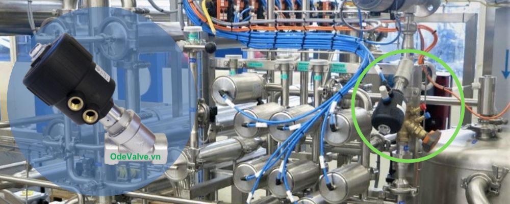 van y xiên khí nén