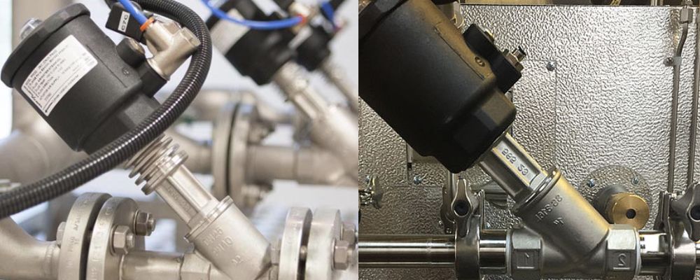 van y xiên khí nén